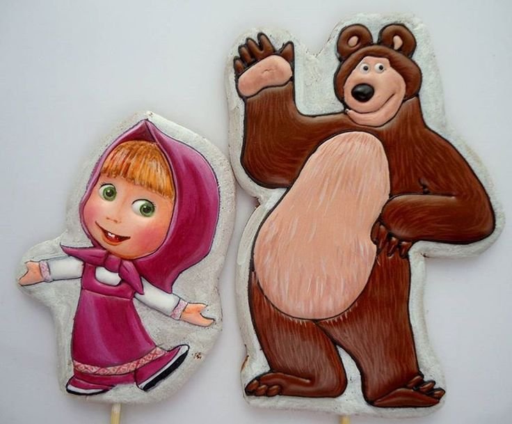 Пряники Маша и медведь