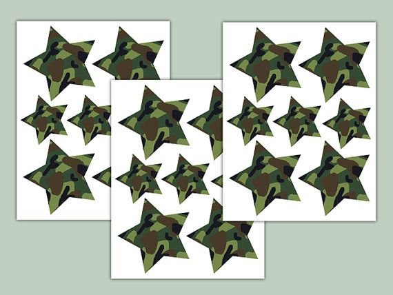 Звездочки военные