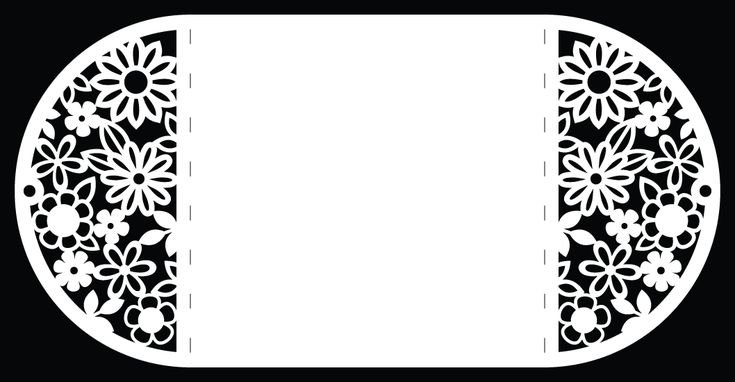 Трафарет для открытки