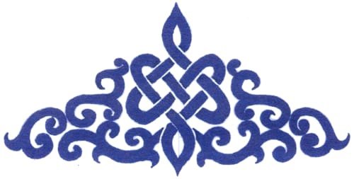 Бурятский молоточный орнамент