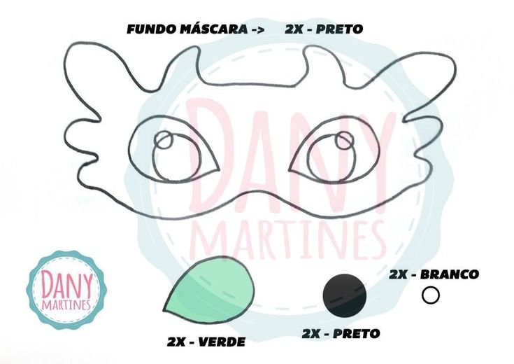 Голова дракона из фетра