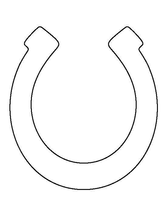 Подкова шаблон
