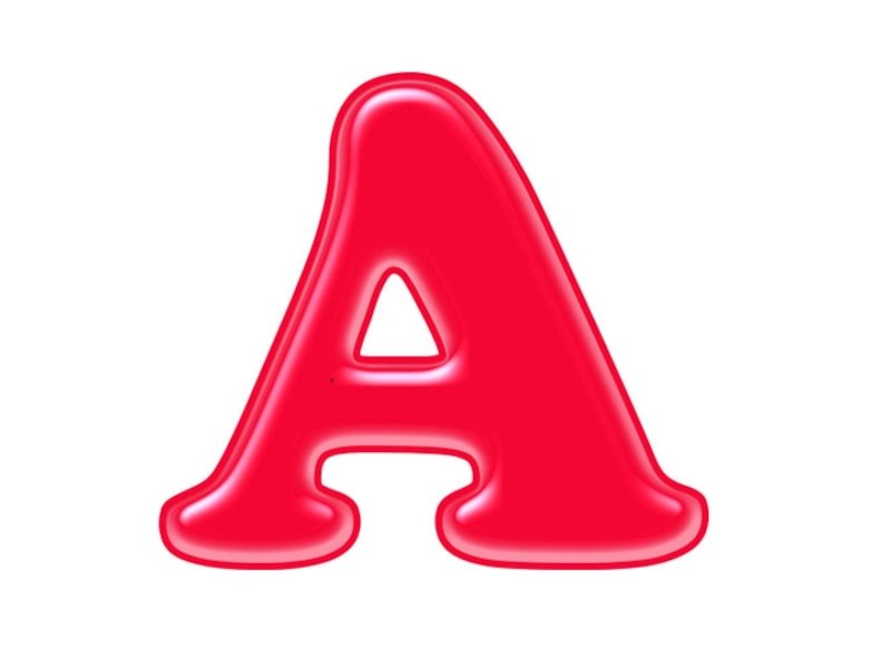 Буква д красная