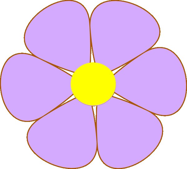 Цветы трафарет для вырезания цветные