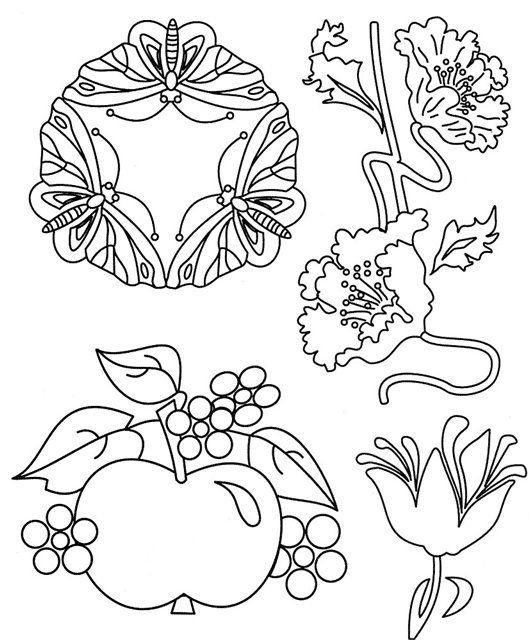 Узоры для росписи по стеклу