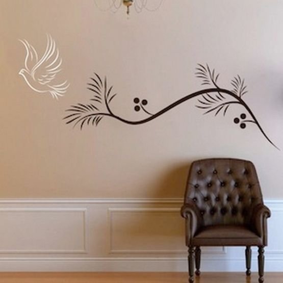 Трафарет дерево на стену под покраску