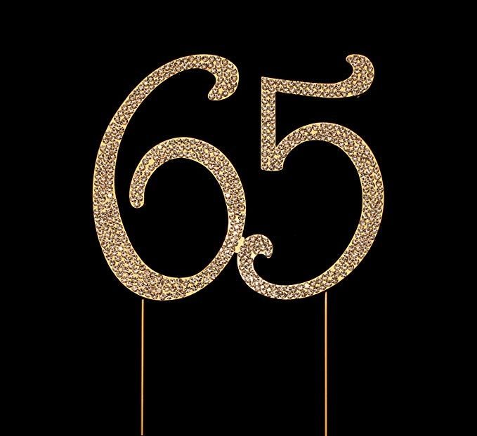 Цифра 65 трафарет для торта