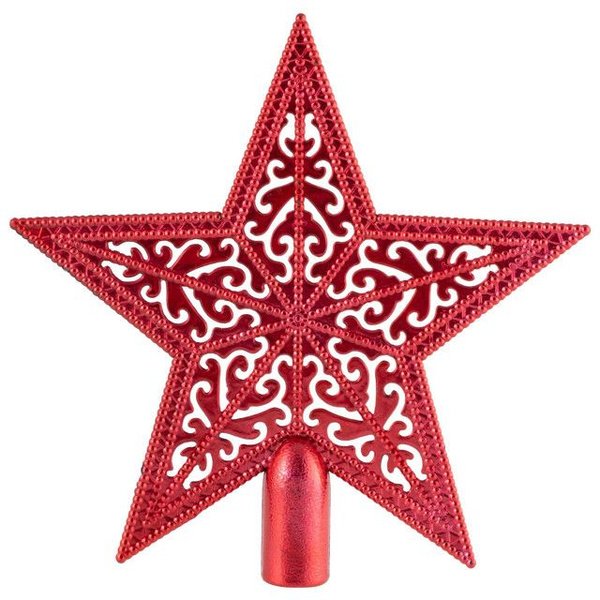 Верхушка для елки звезда 28см hv2801-200/45-2