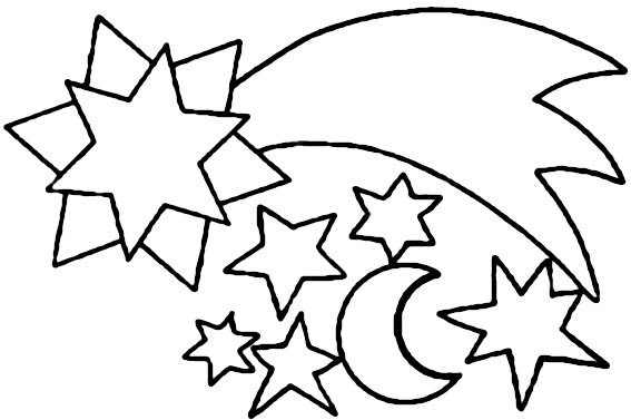 Звезды для вырезания на окно