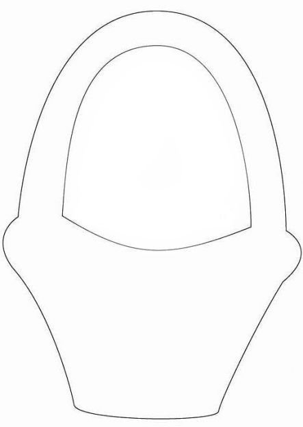 Корина шаблон для аппликации