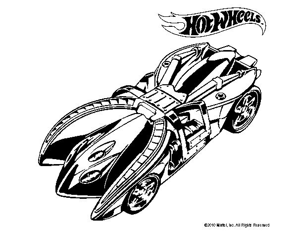 Разукрашки машинки хот Вилс