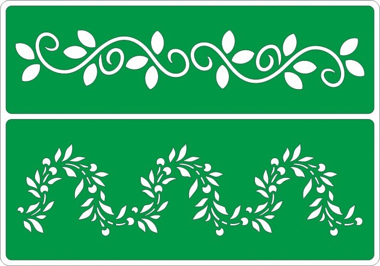 Растительный орнамент простой