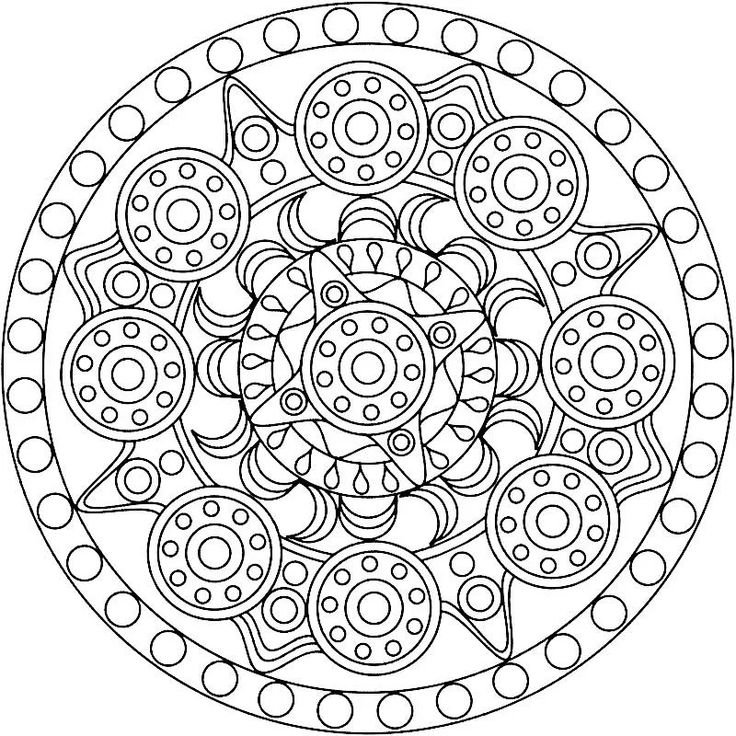 Мандала денежный магнит