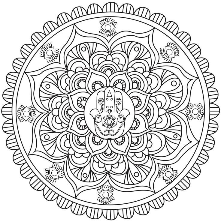 Восьмилепестковая Мандала