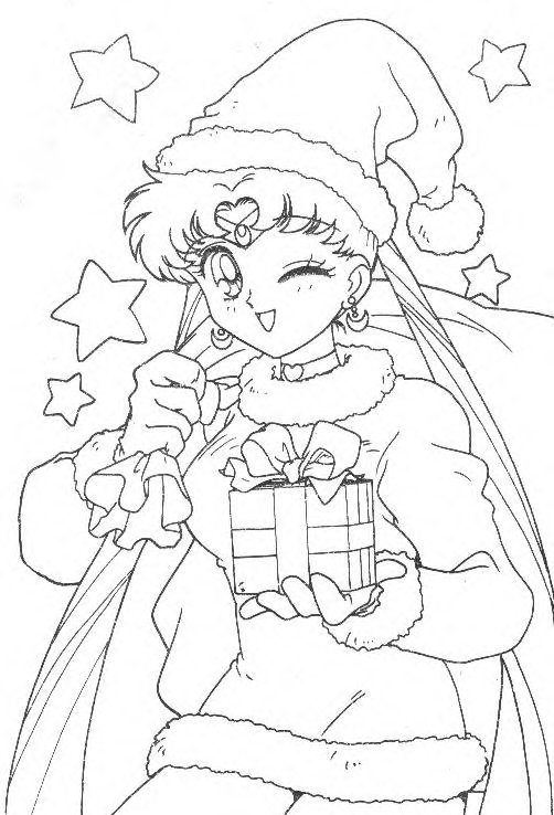 Сейлормун раскраска