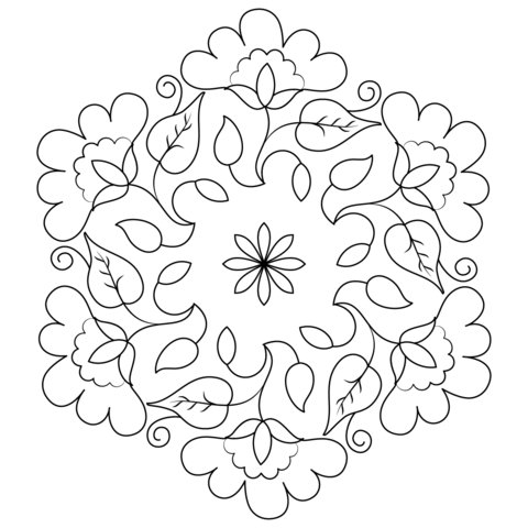 Орнаменты. Раскраска