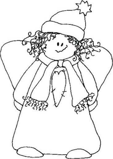 Наброски для детей новогодние