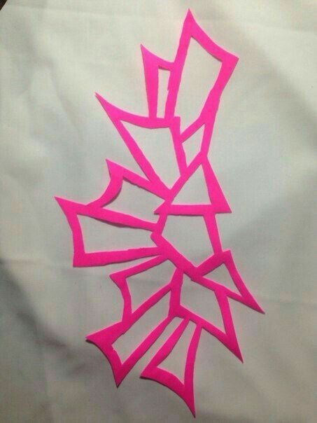 Трафареты для гимнастических купальников