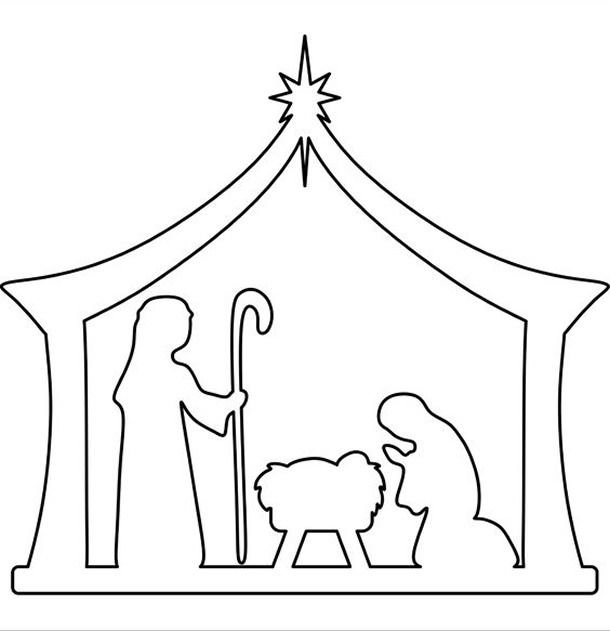 Вытыканка Рождественский вертеп