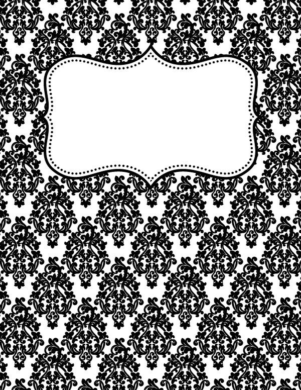 Скрапбукинг черно белый