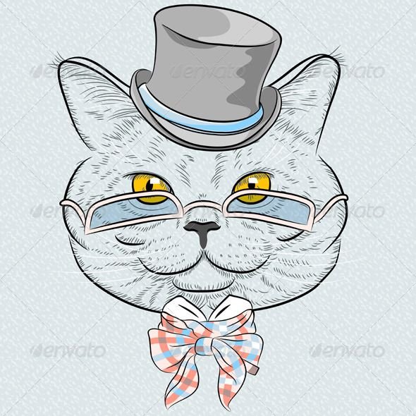 Мордочка кота ученого