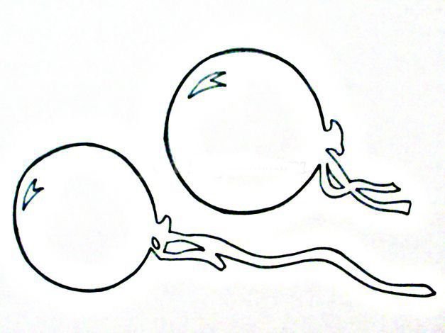 Трафарет шары для вырезания