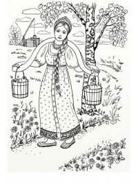 Раскраска казачки