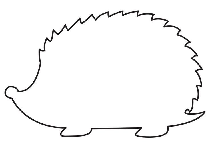 Раскраска Ёжик