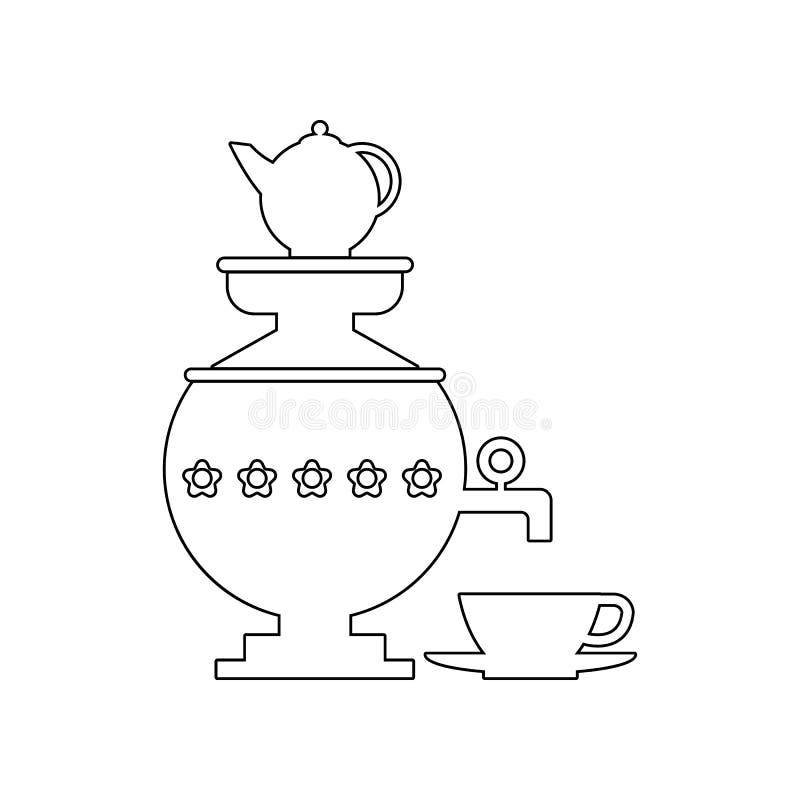 Самовар рисунок