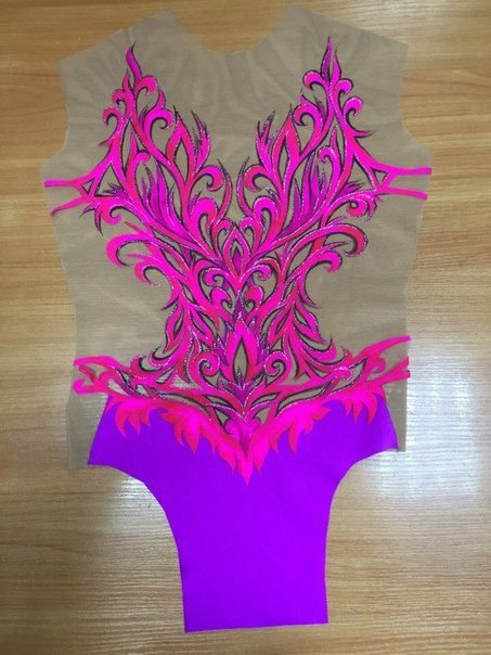 Орнамент для гимнастического купальника