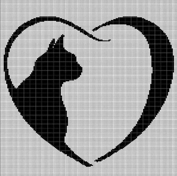 Трафарет кошки