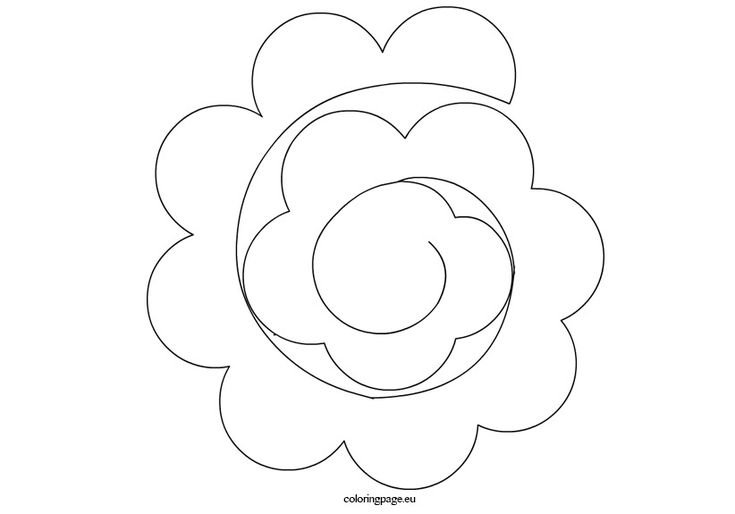 Трафареты для бумажных цветов