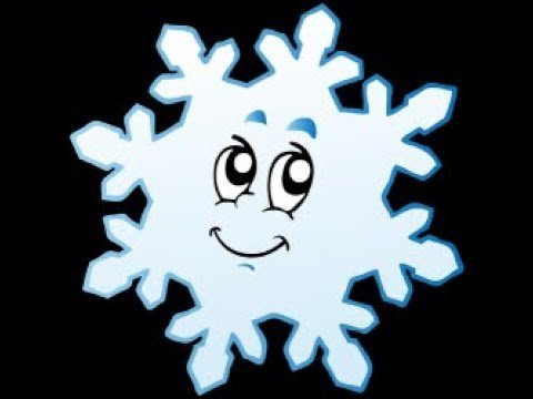 Снежинка с лицом