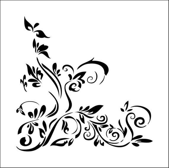 Трафарет узоры