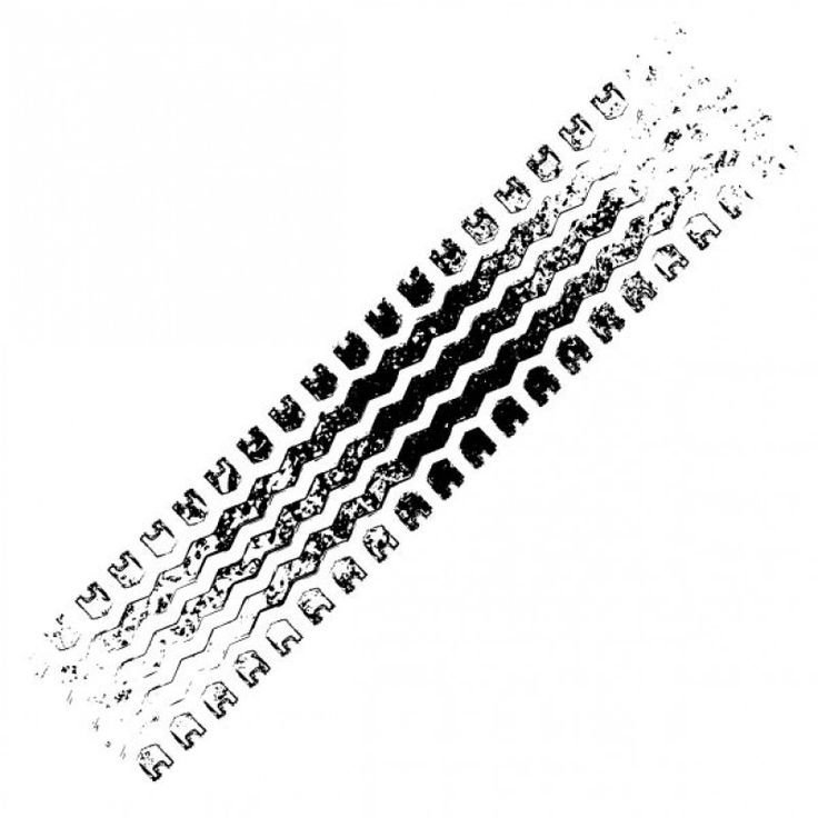 Отпечаток протектора шины