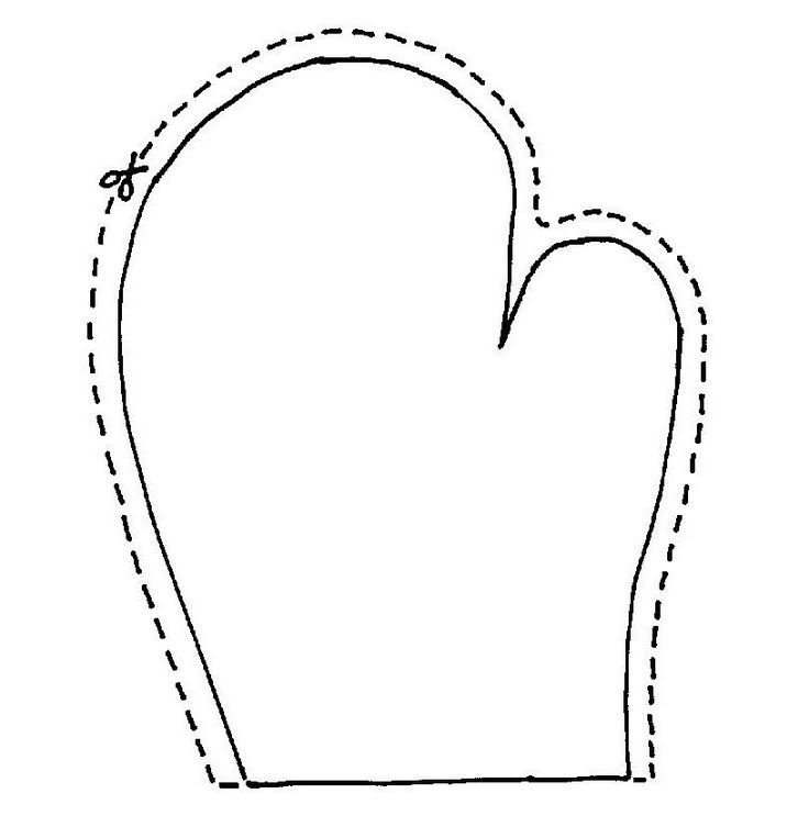 Выкройка Прихватки