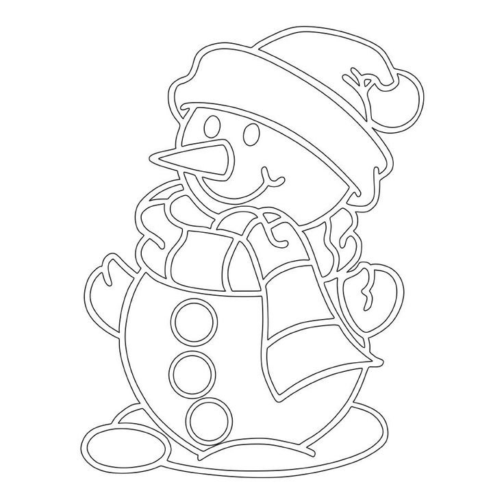 Новогодние трафареты НАОК