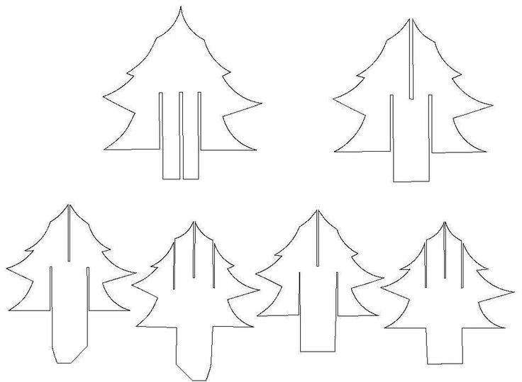 Елка для вырезания