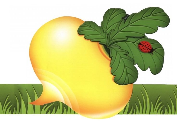 Маска Репка для детей