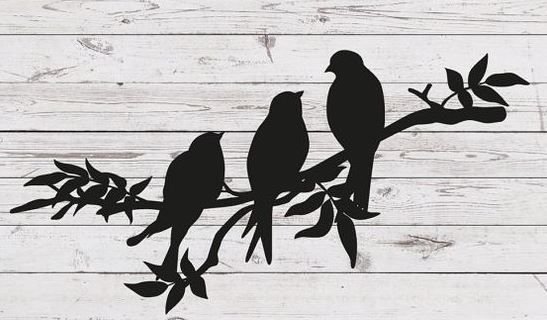 Силуэт птицы