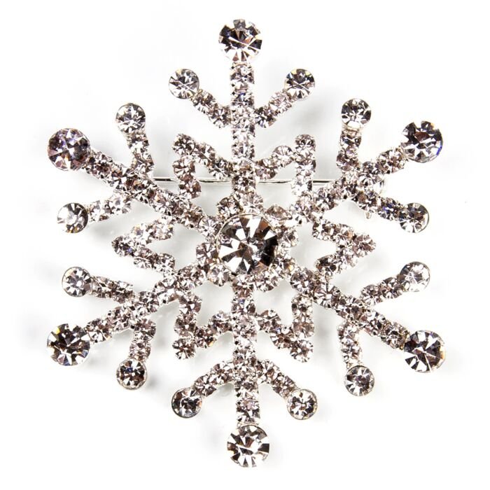 Стразы в виде снежинок