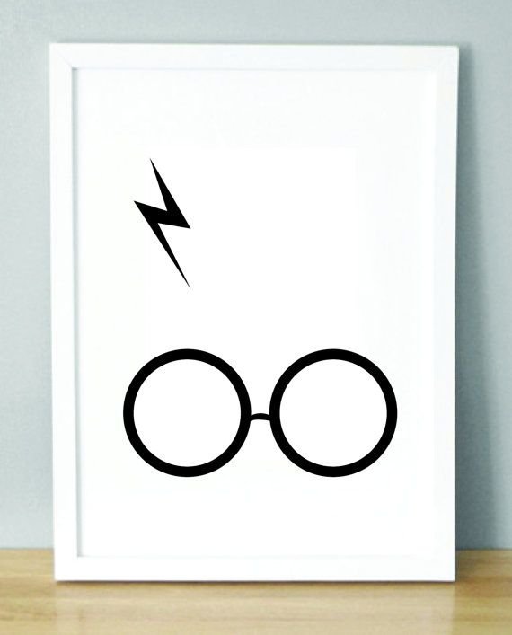 Очки Гарри Поттера рисунок