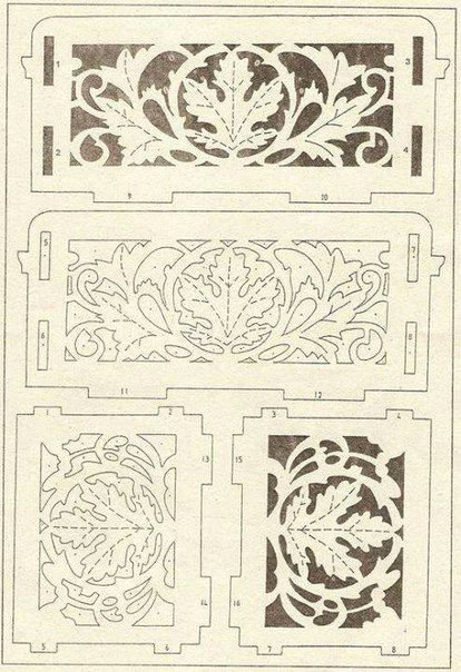 Чертежи для выпиливания электролобзиком по дереву