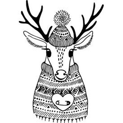 Трафарет Скандинавский стиль