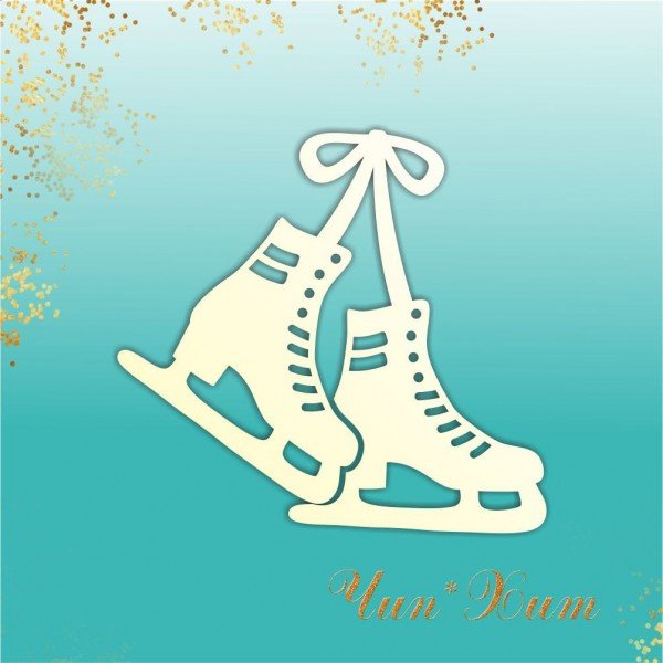 Коньки шаблон для вырезания