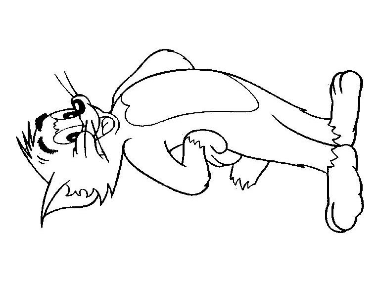 Новогодние трафареты на окна том и Джерри