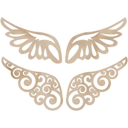 Крылья ангела трафарет для вырезания