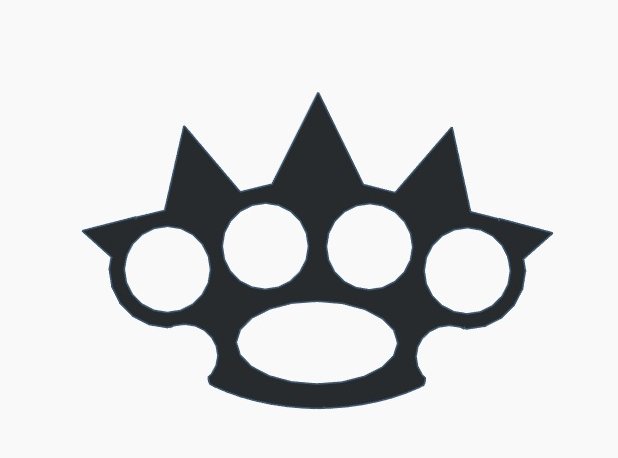 Кастет с шипами