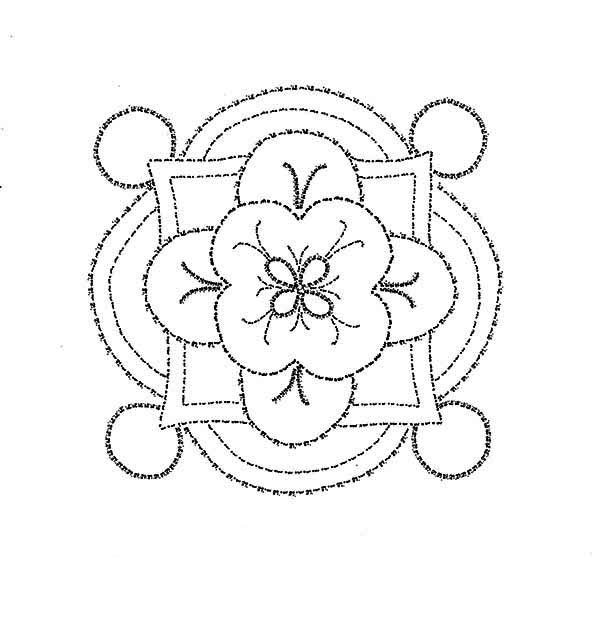 Ранголи простые узоры для детей
