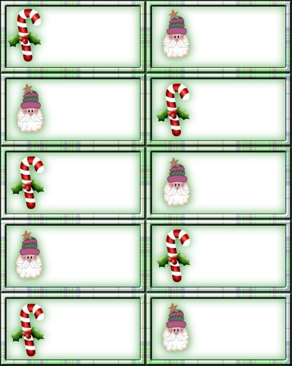 Маленькие новогодние карточки